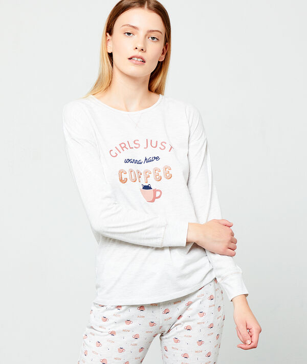 Camiseta estampada 'girls just wanna have coffee' Camiseta estampada 'girls just wanna have coffee'