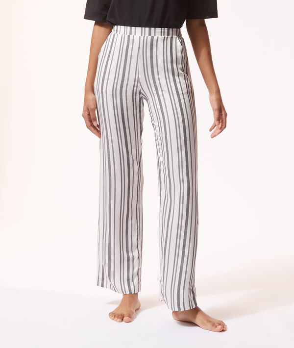Pantalón pijama estampado de rayas Pantalón pijama estampado de rayas;${refinementColor}