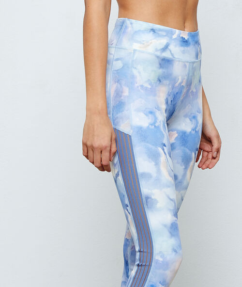 Leggings estampado acuarela multicolor.