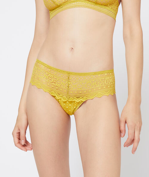 Tanga de encaje gráfico Tanga de encaje gráfico