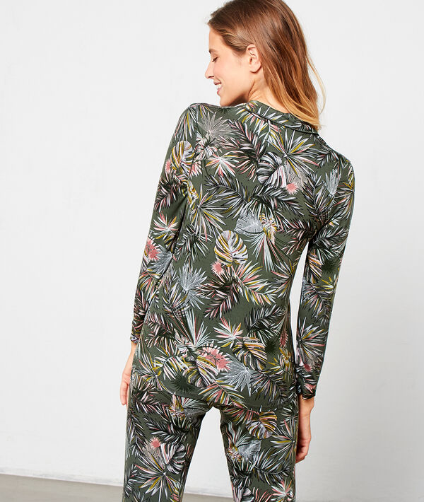 Camisa pijama estampado jungla Camisa pijama estampado jungla