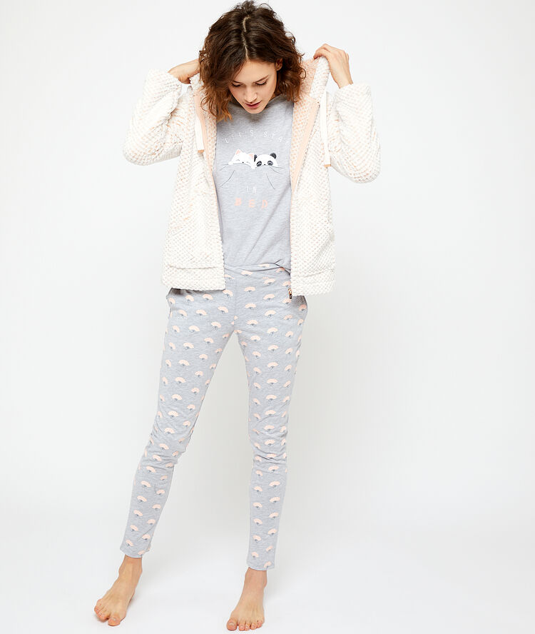 Pantalón estampado fantasía c.gris.