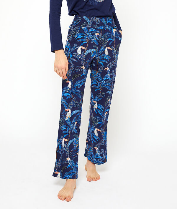 Pantalón estampado tropical Pantalón estampado tropical;${refinementColor}
