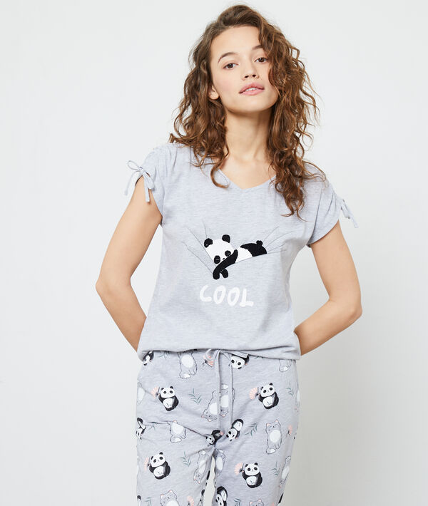 Camiseta manga corta 'panda cool' Camiseta manga corta 'panda cool'