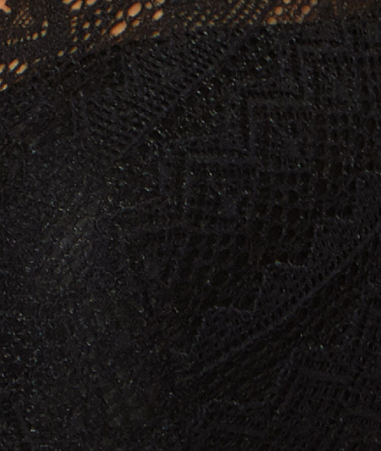 Sujetador triangular con foam. copa d negro.