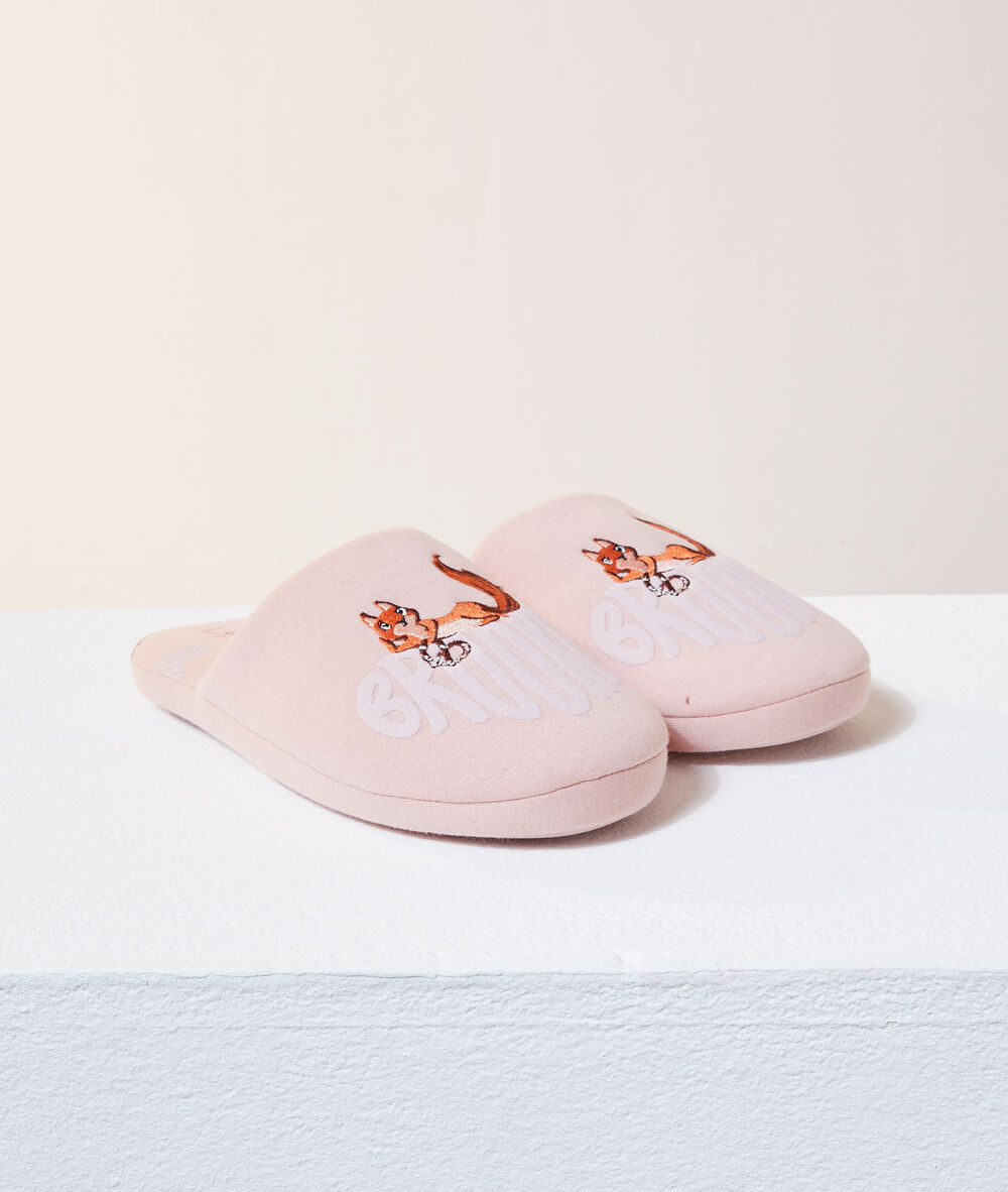 Zapatillas destalonadas 'brooklyn' rosa.