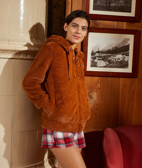 Chaqueta tejido peluche Chaqueta tejido peluche