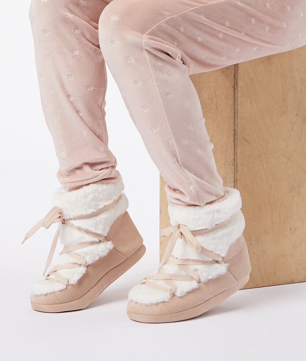 Zapatillas botines con forro polar - HIKING - DUNE - ETAM