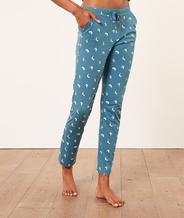 Pantalón pijama estampado gatos Pantalón pijama estampado gatos;${refinementColor}