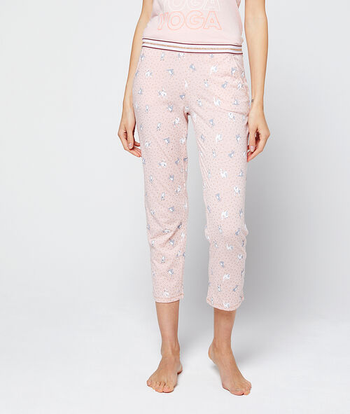 Pantalón capri estampado perros Pantalón capri estampado perros
