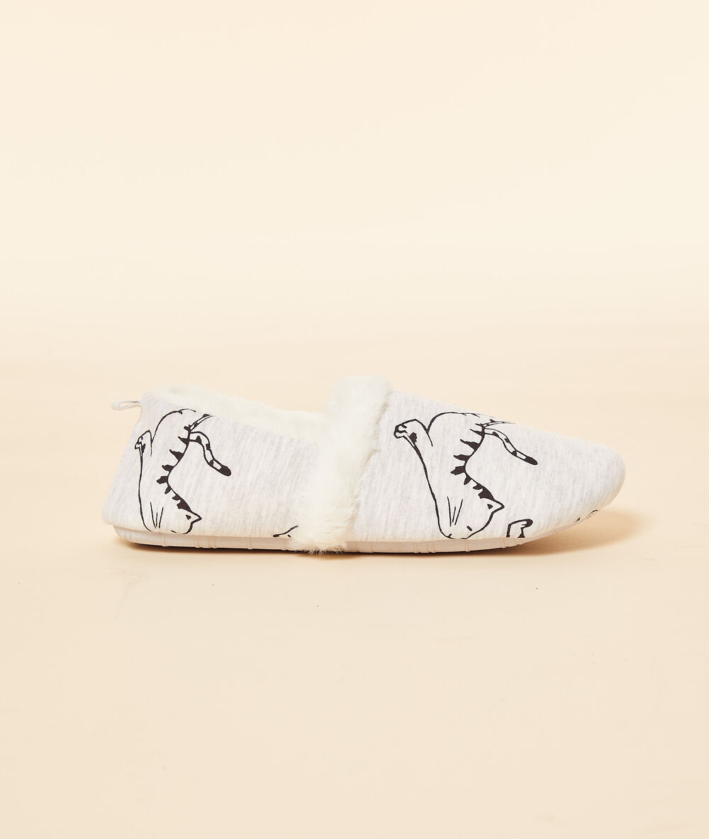 Zapatillas forro interior c.gris.