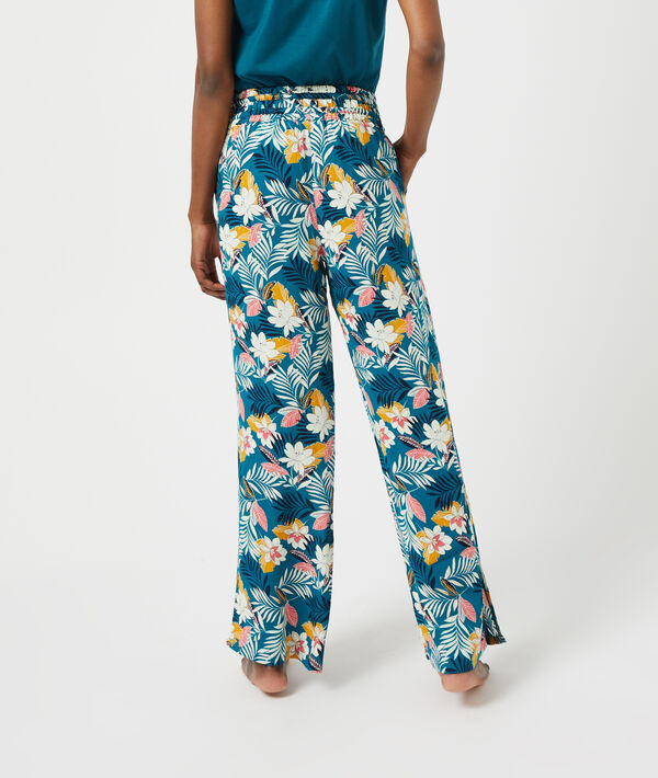 Pantalón estampado floral Pantalón estampado floral;${refinementColor}