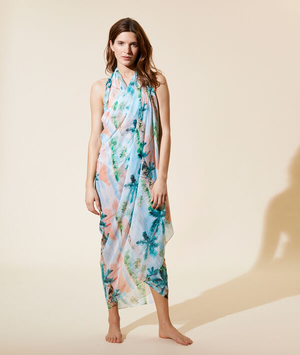 Pareo estampado tropical Pareo estampado tropical;${refinementColor}