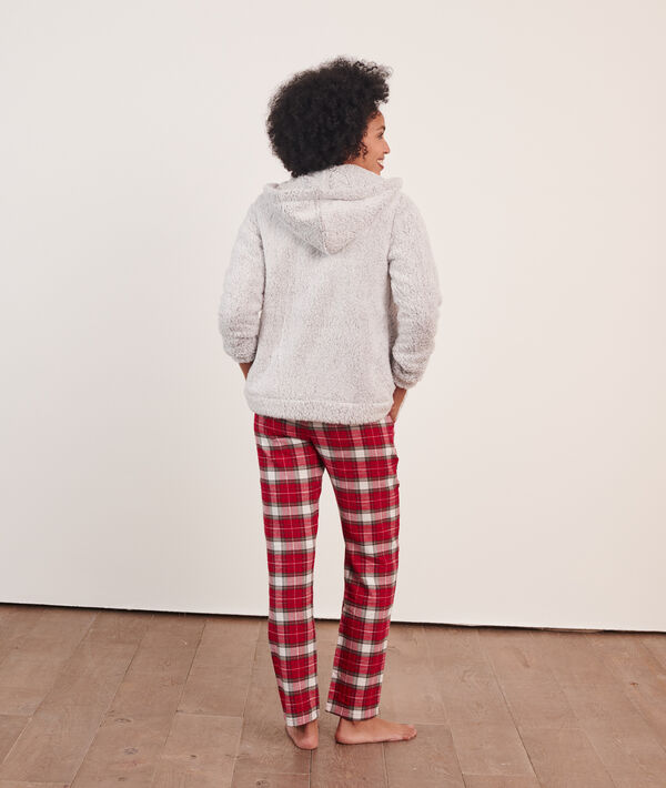 Pijama 3 piezas 'cosy, chaqueta forro polar Pijama 3 piezas 'cosy, chaqueta forro polar;${refinementColor}