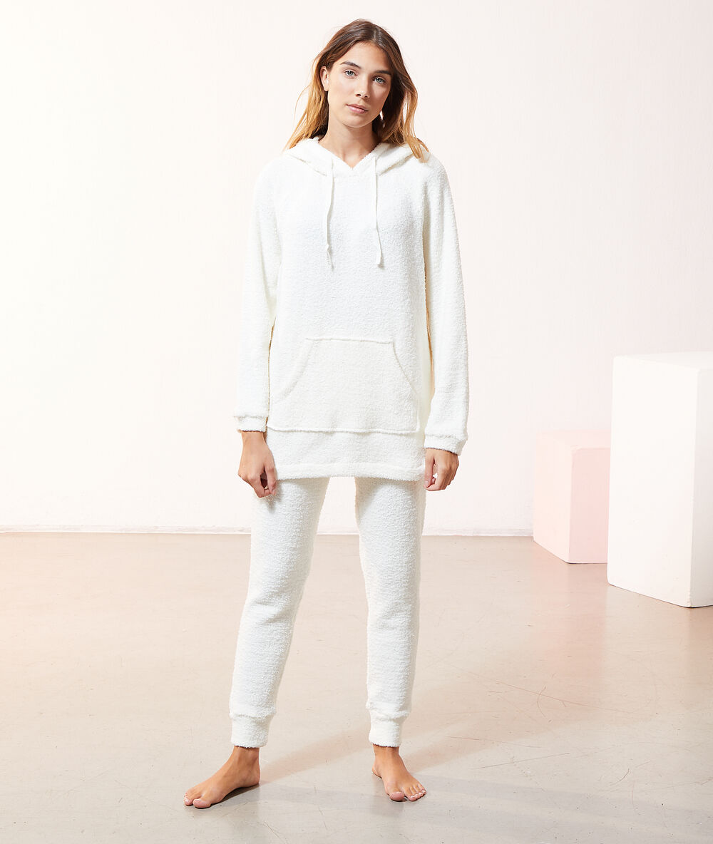 Pantalón homewear crudo.