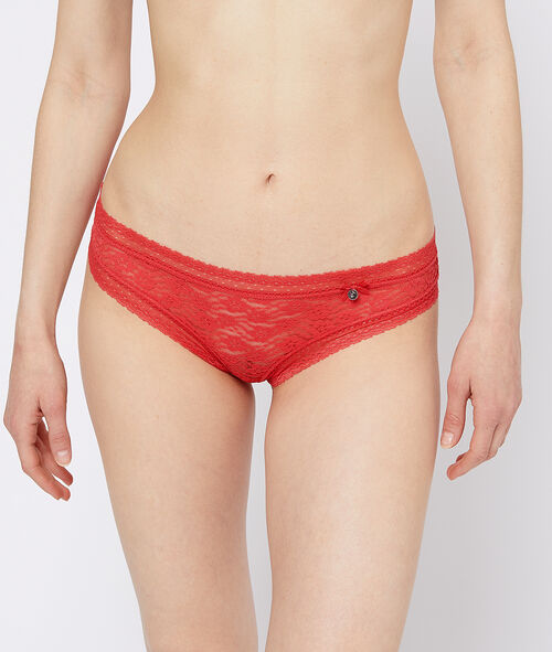 Tanga de encaje floral Tanga de encaje floral
