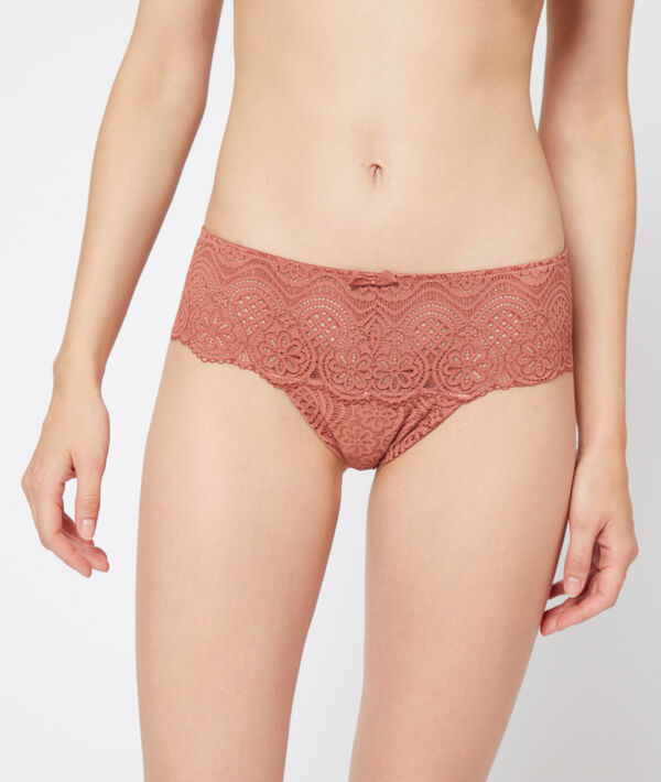 Tanga de encaje floral Tanga de encaje floral