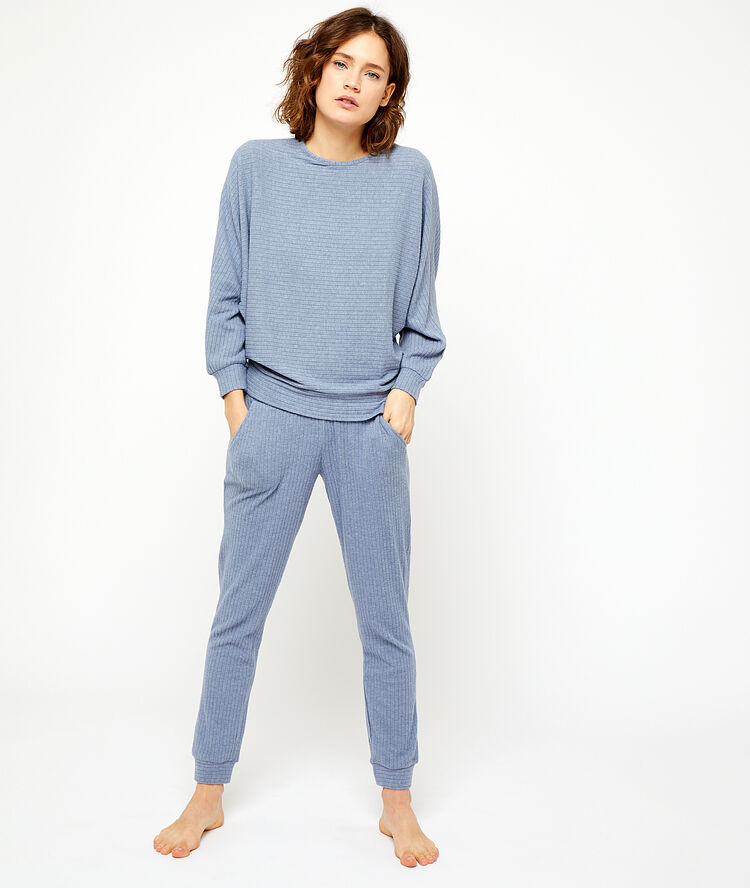 Pantalón hogareño azul.