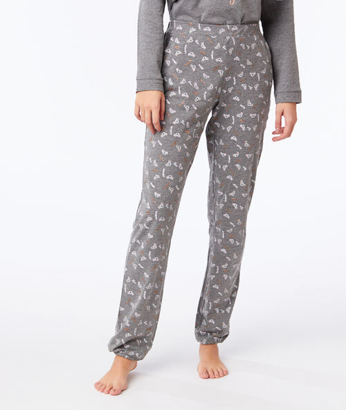 Pyjama 3 pièces "dream big" gris.