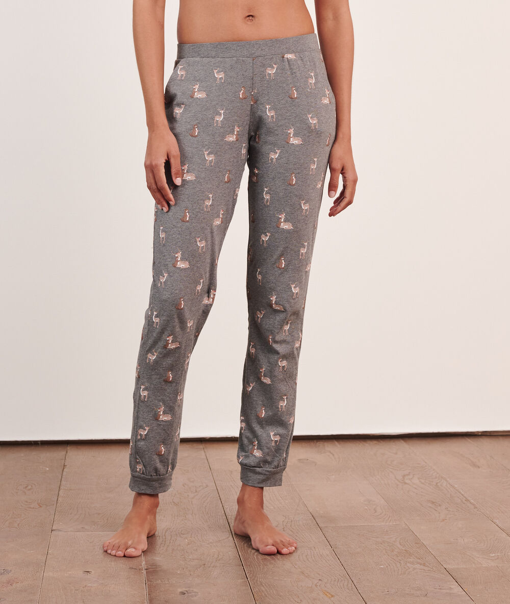 Pijama 3 piezas antracita.