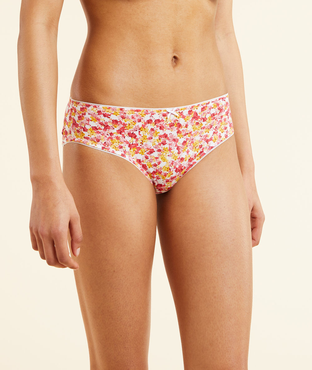 Lote de 3 culotes estampados multicolor.