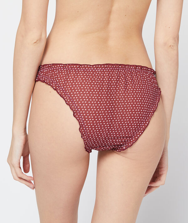 Braguita estampad de lunares, motivos ondulados Braguita estampad de lunares, motivos ondulados