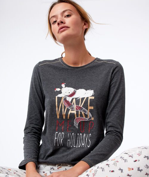 Camiseta manga corta motivos navideños Camiseta manga corta motivos navideños