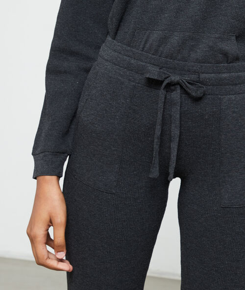 Pantalón homewear ajustado c.gris.
