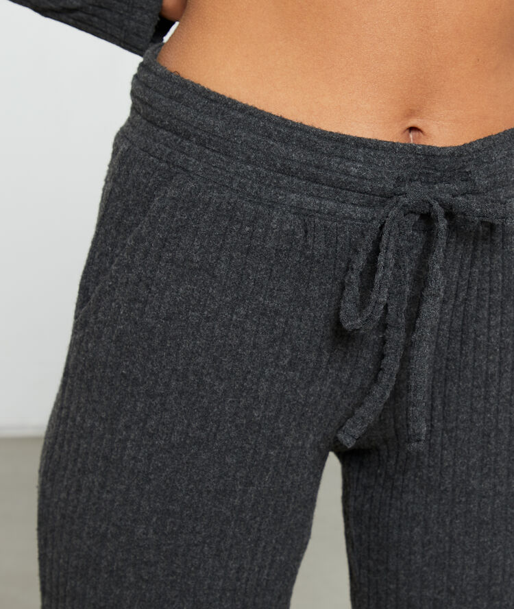 Pantalón homewear ajustado c.gris.