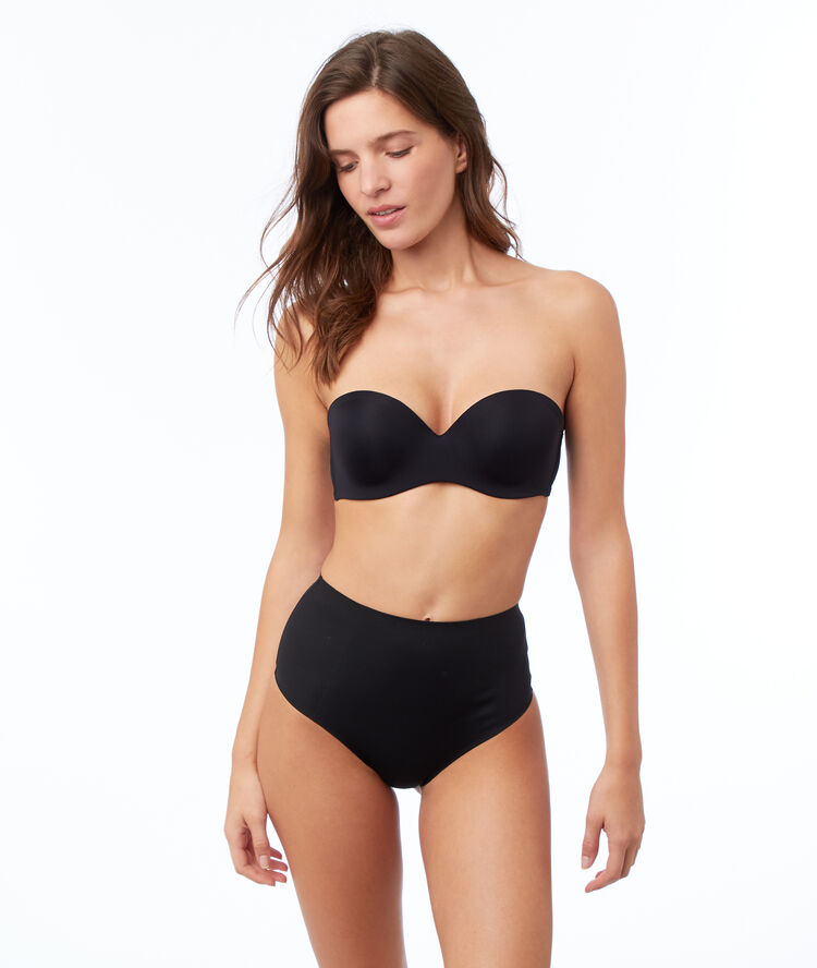 Tanga talle alto negro.