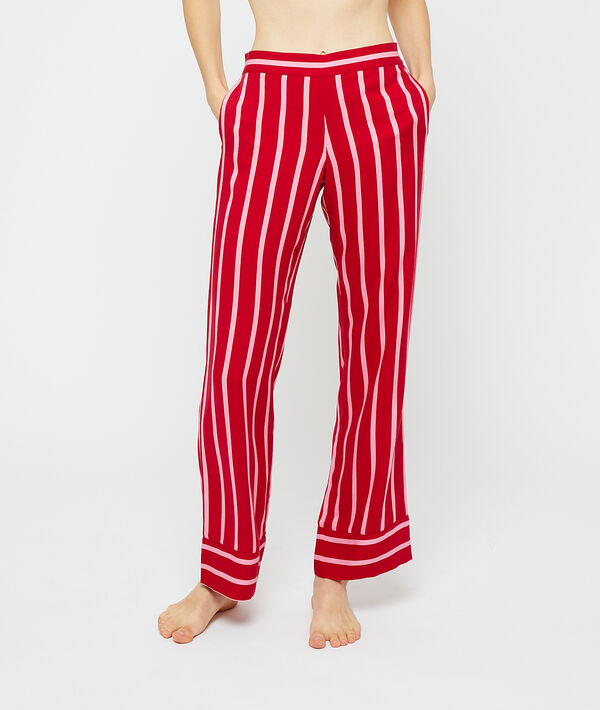 Pantalón pijama estampado de rayas Pantalón pijama estampado de rayas;${refinementColor}