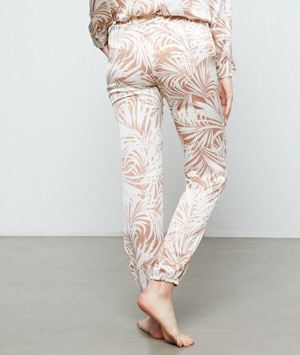 Pantalón estampado hojas Pantalón estampado hojas;${refinementColor}