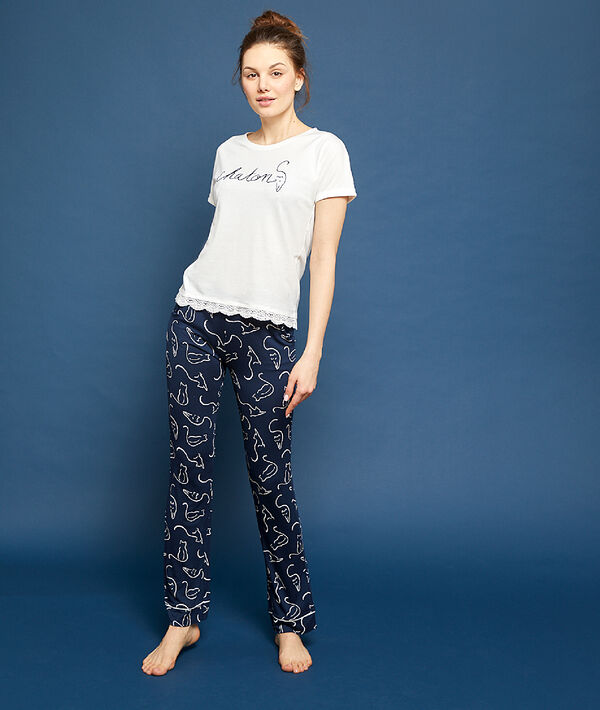 Camiseta estampado 'chaton' Camiseta estampado 'chaton';${refinementColor}
