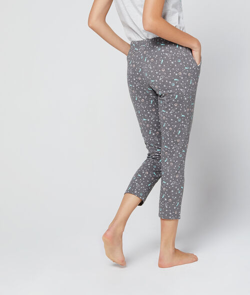 Pantalón 7/8 estampado conchas marinas Pantalón 7/8 estampado conchas marinas