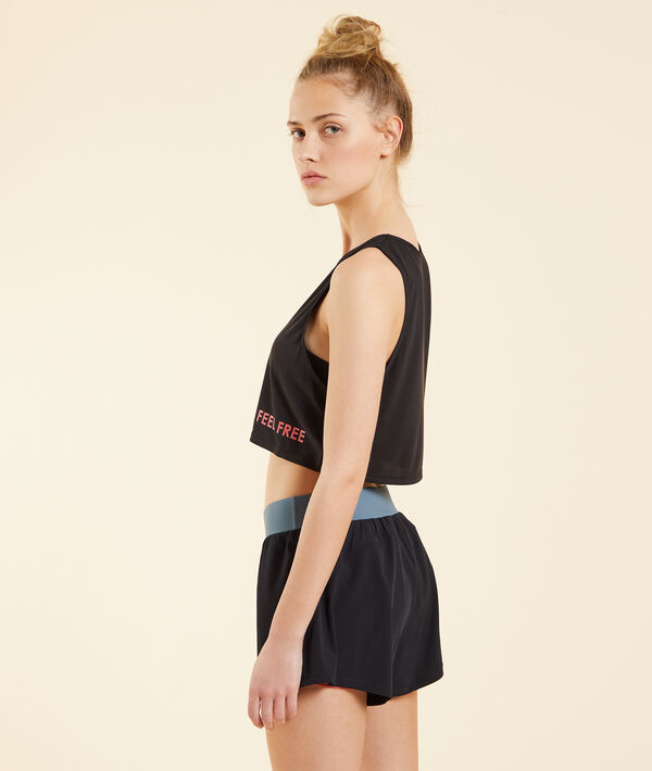 Crop top 'feel free' Crop top 'feel free';${refinementColor}