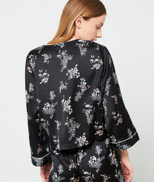 Camisa pijama escote cruzado Camisa pijama escote cruzado