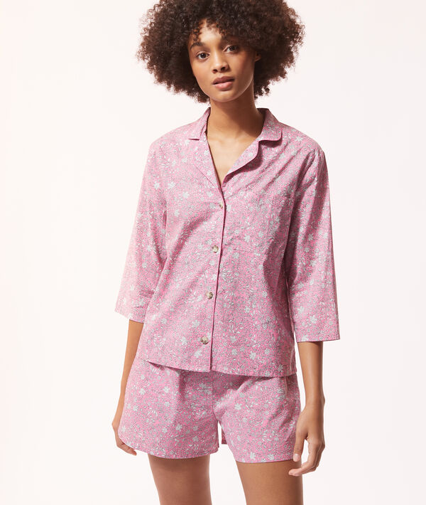 Camisa pijama estampado floral Camisa pijama estampado floral;${refinementColor}