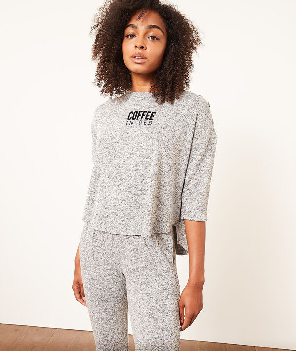 Camiseta manga 3/4 'coffee in bed' Camiseta manga 3/4 'coffee in bed';${refinementColor}