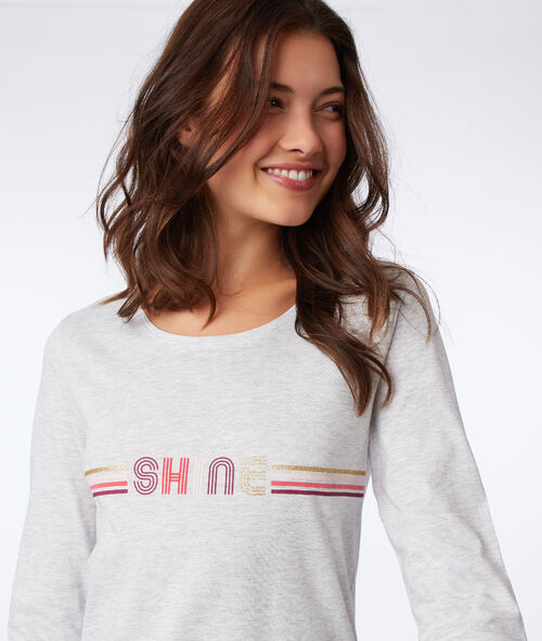 Camiseta manga larga mensaje positivo Camiseta manga larga mensaje positivo