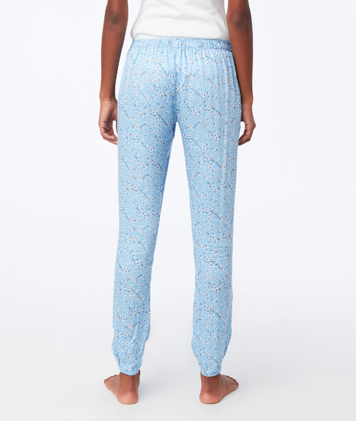 Pantalón estampado pequeñas flores Pantalón estampado pequeñas flores