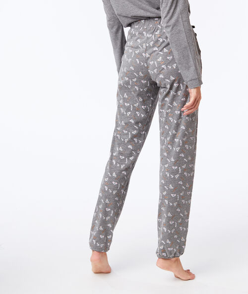 Pyjama 3 pièces "dream big" gris.