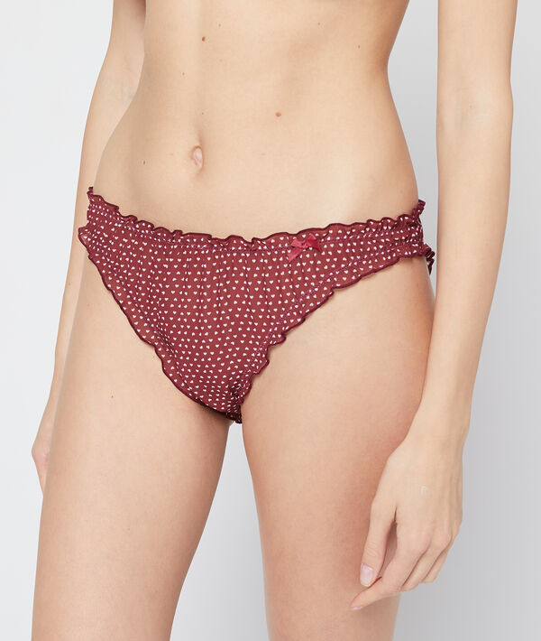 Braguita estampad de lunares, motivos ondulados Braguita estampad de lunares, motivos ondulados