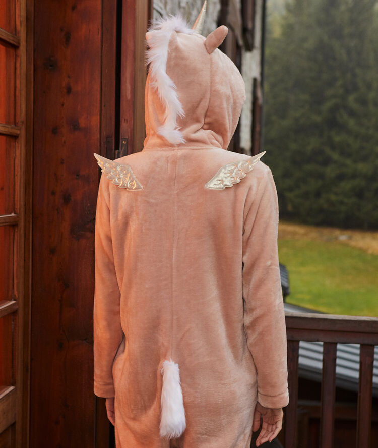 Mono unicornio rosa.