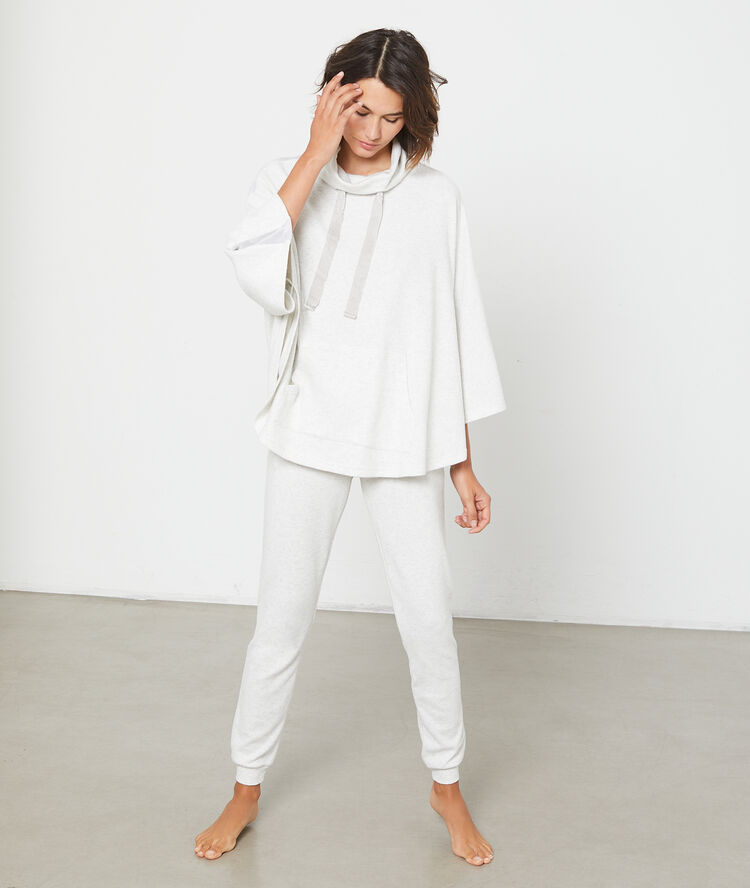 Pantalón homewear crudo.
