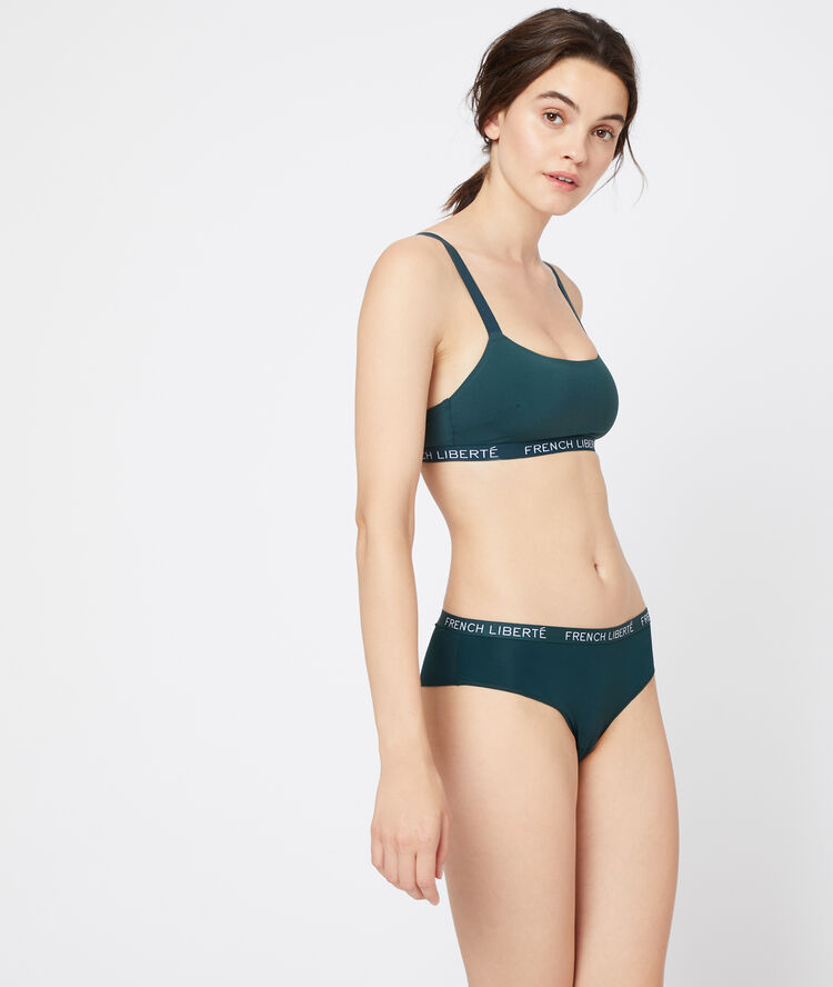 Top de microfibra french liberté verde.