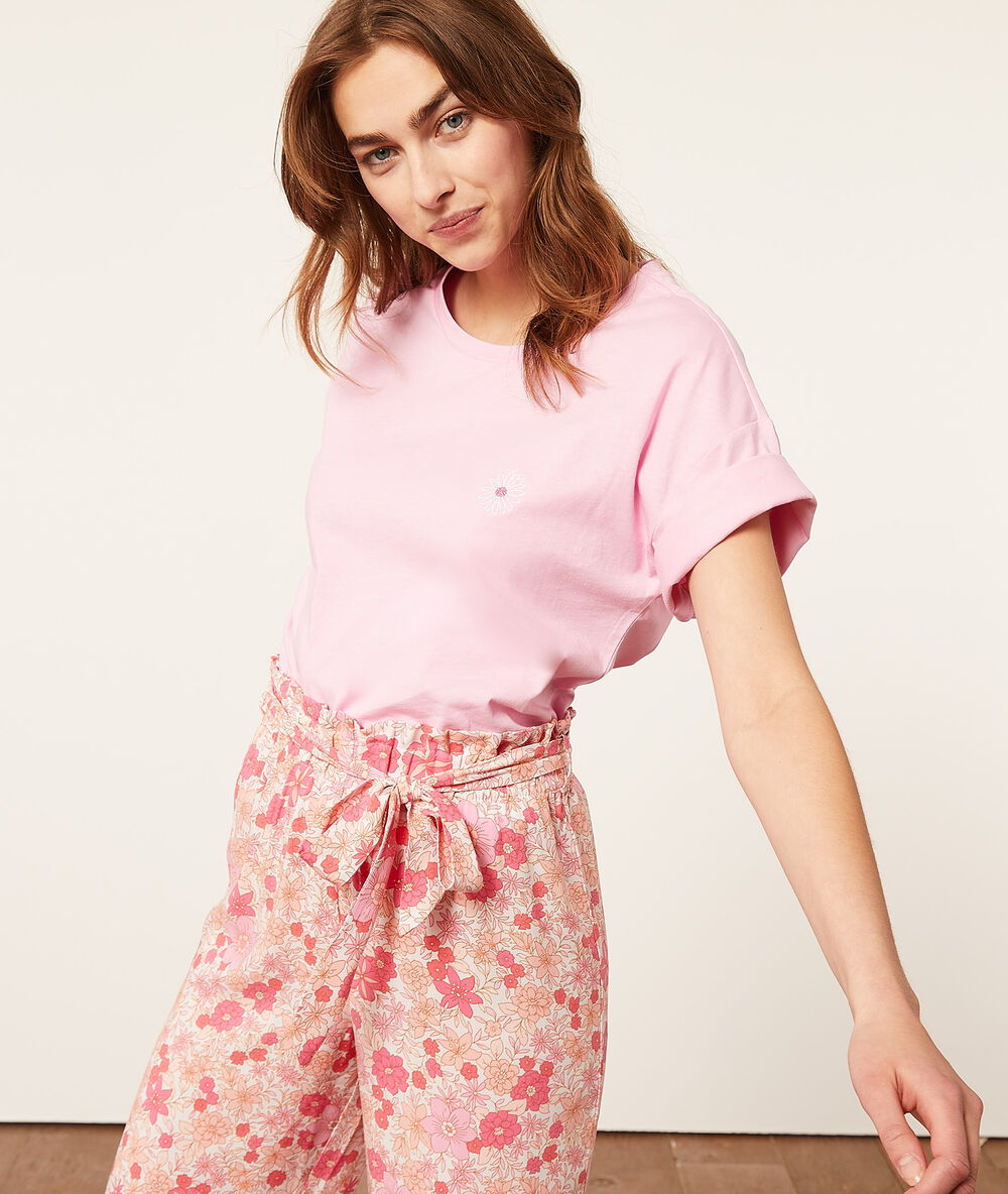 Camiseta 'pink club' rosa.