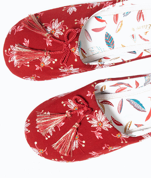 Zapatillas destalonadas estampadas Zapatillas destalonadas estampadas