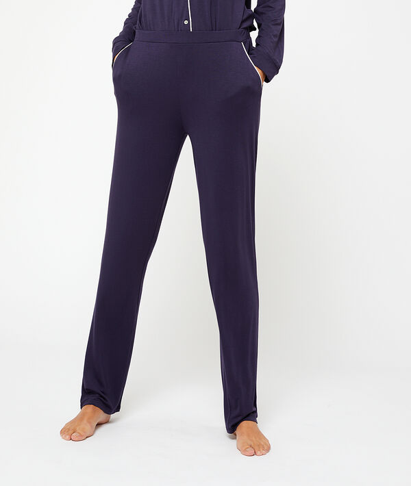 Pantalón liso de viscosa Pantalón liso de viscosa