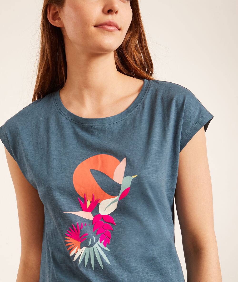Camisón corto 'cool summer' azul.