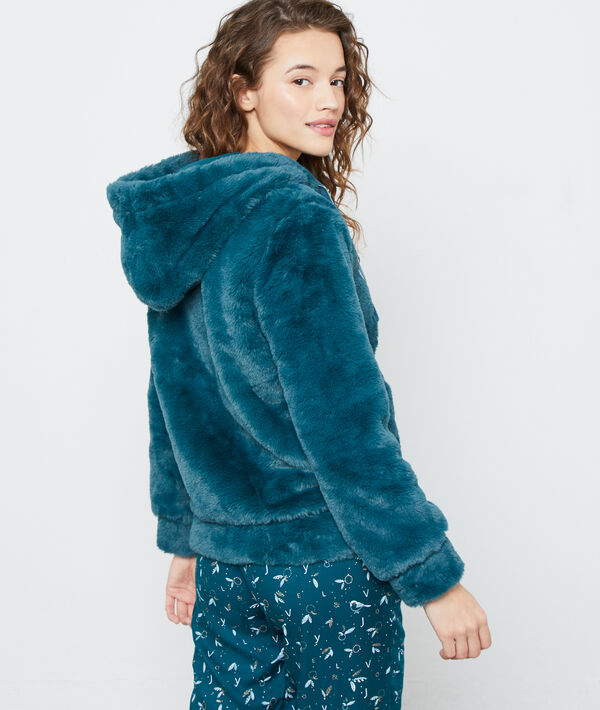 Chaqueta tejido peluche Chaqueta tejido peluche